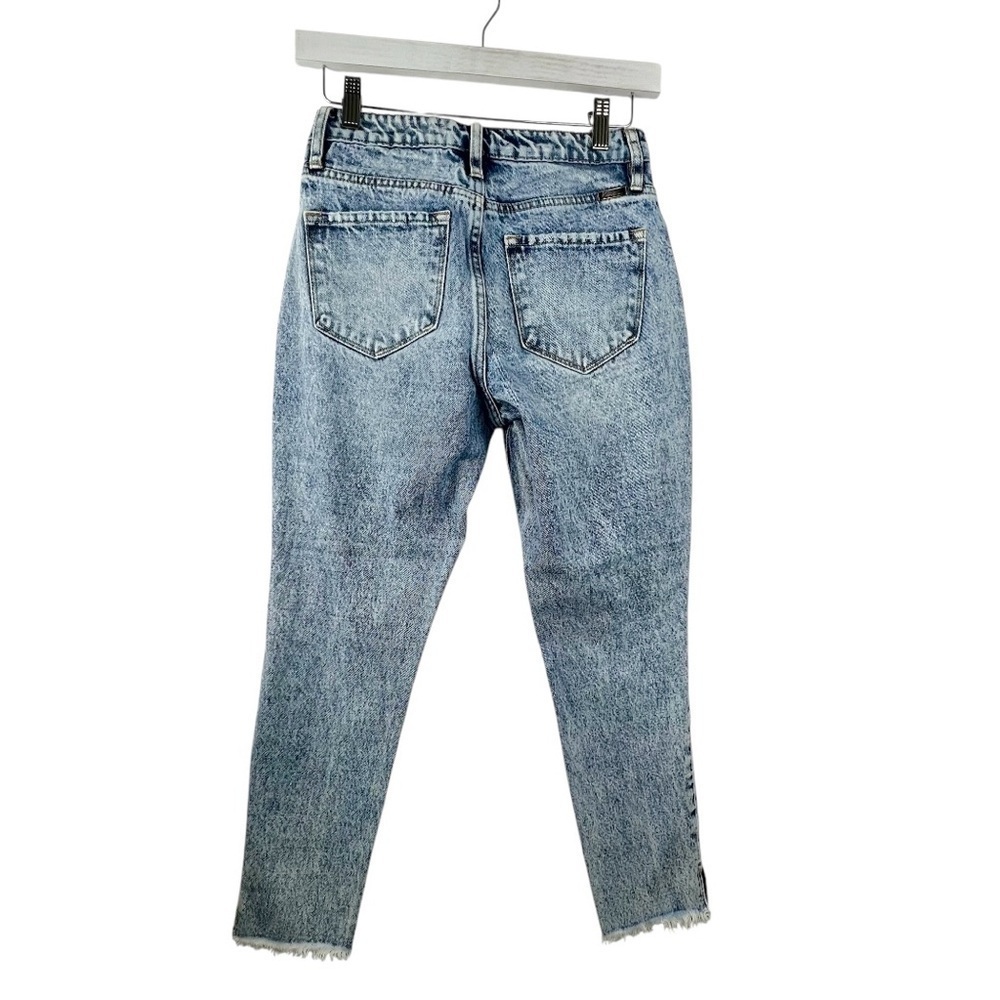 KanCan Jeans Womens Size 1/24 Destroyed Boyfriend High Rise Skinny Distressed - Picture 3 of 13